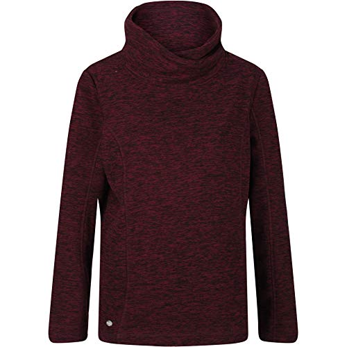 Regatta Radmilla Overhead Fleece para mujer con ajustadores de cordón, Mujer, Forro polar, RWA480 68B10L, granate, 38