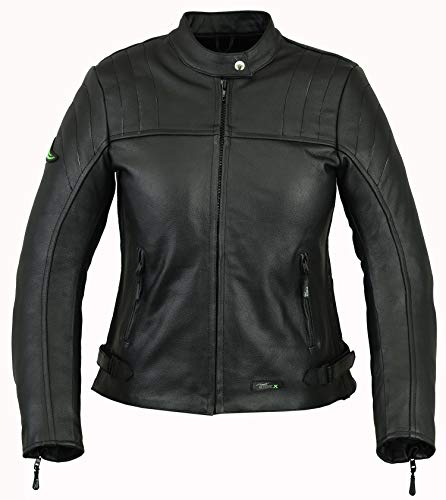RIDEX LJ6 chaqueta de piel de moto, mujer