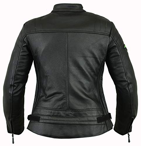 RIDEX LJ6 chaqueta de piel de moto, mujer