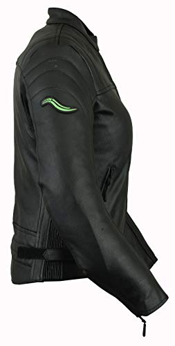 RIDEX LJ6 chaqueta de piel de moto, mujer