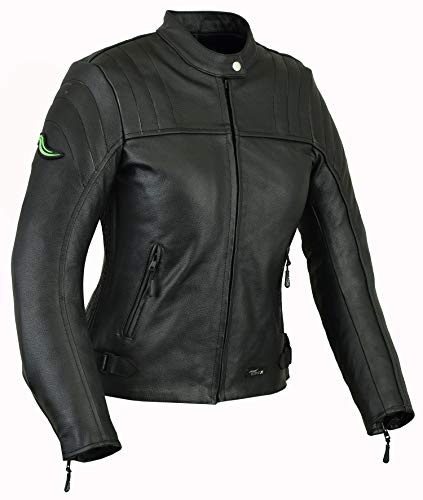 RIDEX LJ6 chaqueta de piel de moto, mujer
