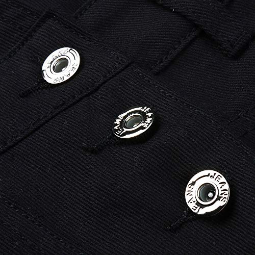 RISTHY Monos Mujer Verano Mujeres Peto de Cintura Elástica Bolsos de Algodón Tirantes Adjustables Jumpsuit Mamelucos Mono Corto Pantalones Vaqueros Pantalones Jeans