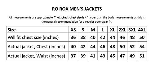 Ro Rox Chaqueta Ajustada de Desfile Militar Punk Percusionista en para Hombres - Negro & Oro (Talla Masculina XL)