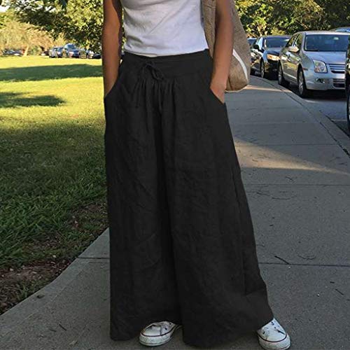 RODMA Pantalones Casuales para Mujer Pantalones sólidos de Verano