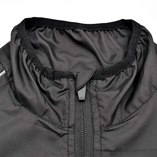 Roeam Chaqueta Cortaviento Hombre de Ciclismo,Resistente Viento y Agua,Tira Reflectante