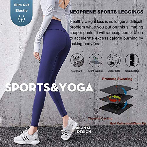 ROOTOK Leggins Deportivos Mujer, Pantalones Deportivos Mujer, Mallas de Deporte de Mujer, Leggins Anticeluliticos Cintura Alta, Mallas Fitness Push Up para Deporte Running Yoga Gym (S)