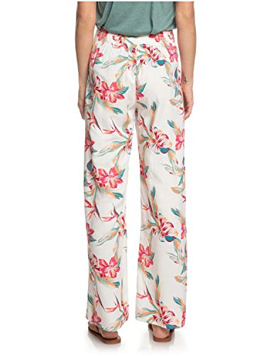 Roxy Beside ME - Pantalón de Pata Ancha en Viscosa - Mujer - XS - Blanco