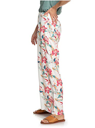 Roxy Beside ME - Pantalón de Pata Ancha en Viscosa - Mujer - XS - Blanco