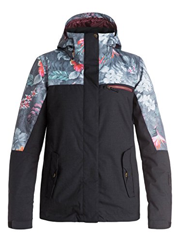 Roxy ERJTJ03054-MLR6_S, Chaqueta de Nieve Para Mujer, Multicolor (IRREGULAR DOTS_TRUE BLACK), L