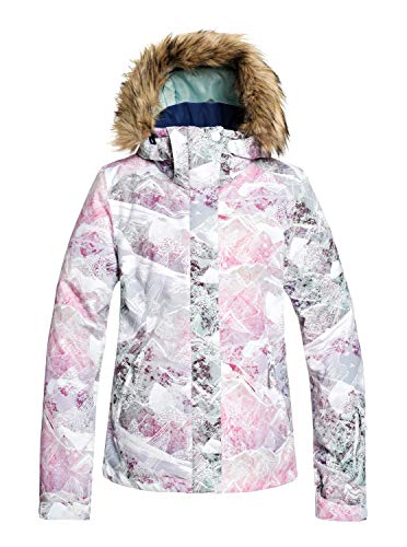 Roxy Jet Ski - Chaqueta Para Nieve Para Chicas Chaqueta Para Nieve, Mujer, bright white mysterious view, M