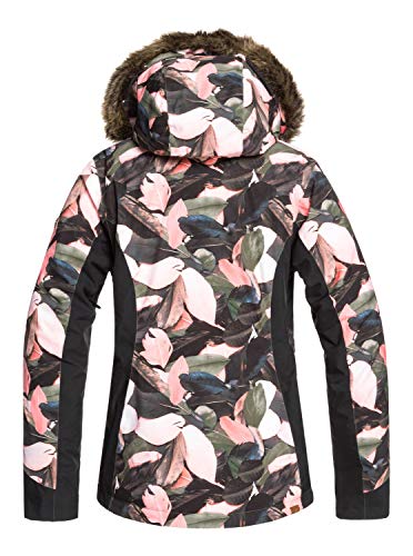 Roxy Jet Ski - Chaqueta Para Nieve Para Chicas Chaqueta Para Nieve, Mujer, living coral plumes, S