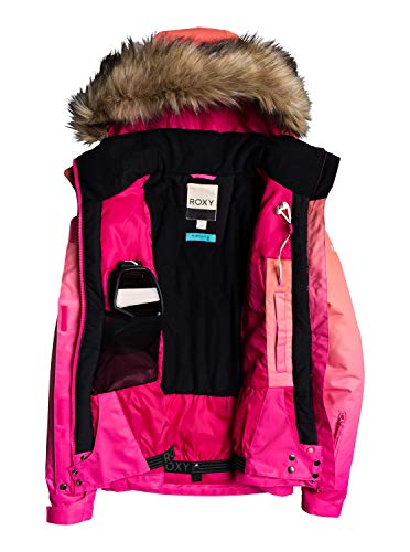 Roxy Jet Ski Se-Chaqueta para Nieve para Mujer, Beetroot Pink Prado Gradient, S