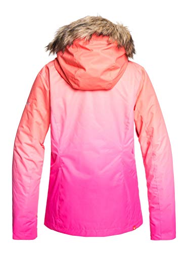 Roxy Jet Ski Se-Chaqueta para Nieve para Mujer, Beetroot Pink Prado Gradient, S