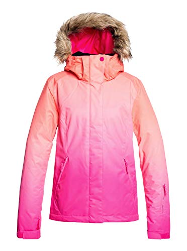 Roxy Jet Ski Se - Chaqueta Para Nieve Para Mujer Chaqueta Para Nieve, Mujer, beetroot pink prado gradient, M
