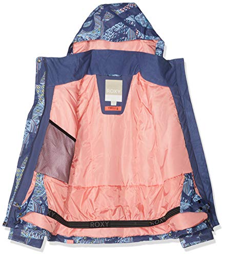 Roxy Jetty Chaleco, Niñas, Crown Blue_Freespace Girl, FR : L (Taille Fabricant : L)