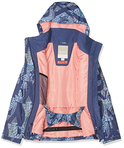 Roxy Jetty Chaleco, Niñas, Crown Blue_Freespace Girl, FR : L (Taille Fabricant : L)