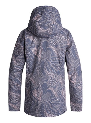 Roxy Jetty Chaqueta, Mujer, Azul (Crown Blue_Queen Motif), S
