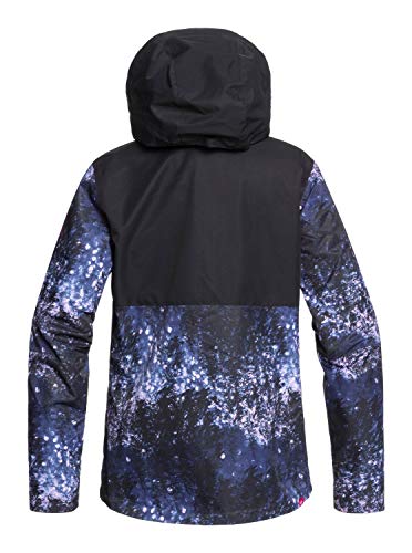 Roxy Jetty - Chaqueta Para Nieve Para Chicas Chaqueta Para Nieve, Niñas, medieval blue sparkles, XS