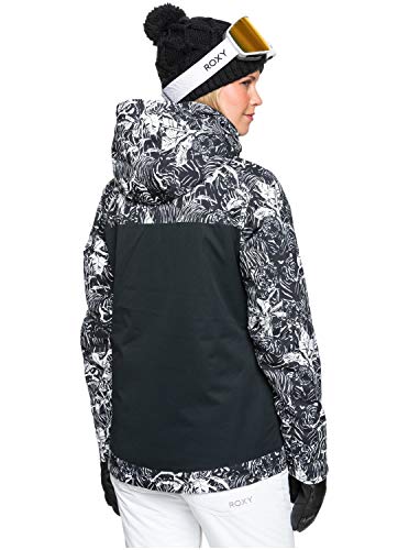Roxy Jetty - Chaqueta Para Nieve Para Mujer Chaqueta Para Nieve, Mujer, true black tiger camo, S