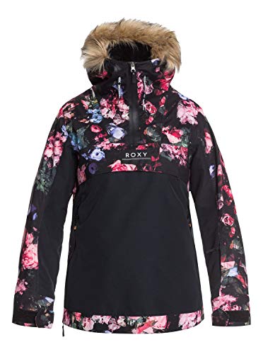 Roxy Shelter - Chaqueta Para Nieve Para Mujer Chaqueta Para Nieve, Mujer, true black blooming party, L