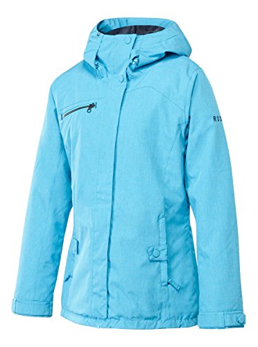 Roxy Snowboard Jacke Band Camp Jacket - Chaqueta de esquí para Mujer, Color Azul, Talla L
