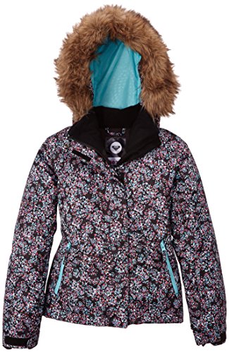 Roxy Snowboard Jacke Jet Ski Girl Jacket - Chaqueta de esquí para Mujer, Color Gris, Talla 16