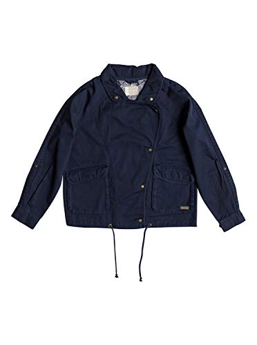 Roxy Spot Chaqueta Militar, Mujer, Azul/Solid, L