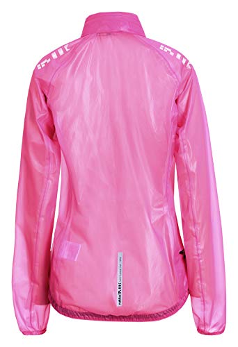 Rukka MAKULA - Chaqueta de ciclismo ligera para mujer, color rosa, talla 36