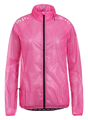 Rukka MAKULA - Chaqueta de ciclismo ligera para mujer, color rosa, talla 36