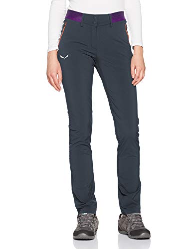 SALEWA Pedroc 3 Durastretch Softshell Pantalón, Mujer, Azul (Ombre Blue 6850), 40/34