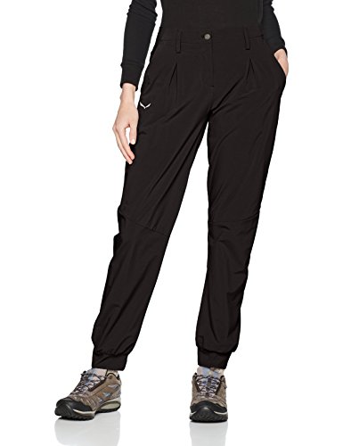 SALEWA Puez Relaxed DST W Pantalón Largo, Mujer, Negro (Black out), 48/42