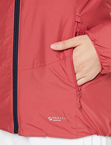 SALOMON Chaqueta de esquí Drifter Loft con Capucha para Mujer, Color Granate Rosa, M
