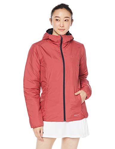 SALOMON Chaqueta de esquí Drifter Loft con Capucha para Mujer, Color Granate Rosa, M