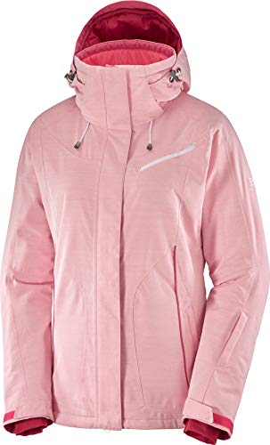 SALOMON Fantasy Jkt W Chaquetón con Capucha para esquí, Mezcla de sintéticos, Mujer, Rosa (Calypso Coral), XL
