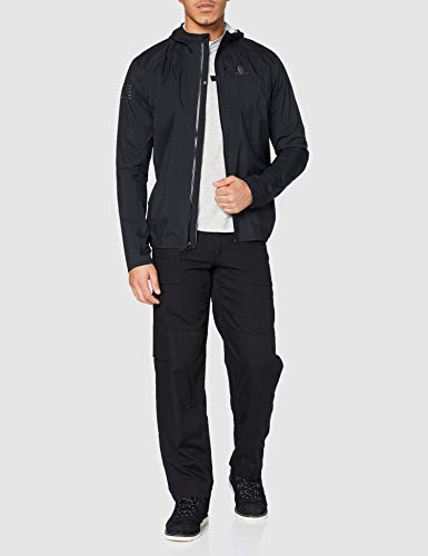 SALOMON Hombre Chaqueta deportiva, BONATTI WP, Mezcla de sintéticos, Negro, Talla: S, L40095500