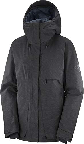 SALOMON Proof LT Insul JKT W Chaqueta, Mujer, Black/Heather, s