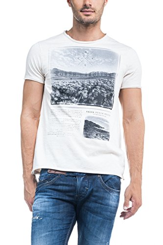 Salsa Jeans - Camiseta Hombre Manga Corta Salsa JEANS1130711018 - XL, Beige