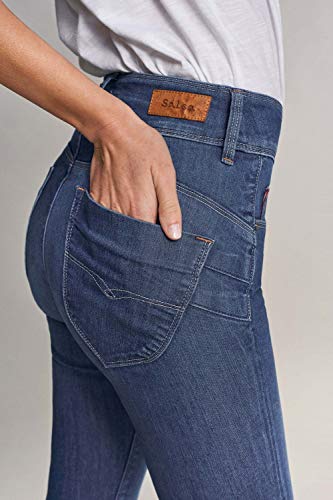 Salsa Jeans Secret Vaqueros Skinny, Azul (Azul 8503), 44 (Tamaño del Fabricante:34) para Mujer