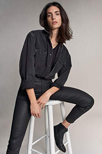 Salsa Vaqueros Secret Glamour Push in Capri con Efecto Coating