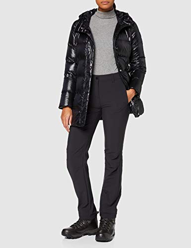 Schöffel Engadin - Pantalones de Senderismo para Mujer, Resistentes al Agua, con Corte Deportivo, Mujer, Color Negro (Black), tamaño 26