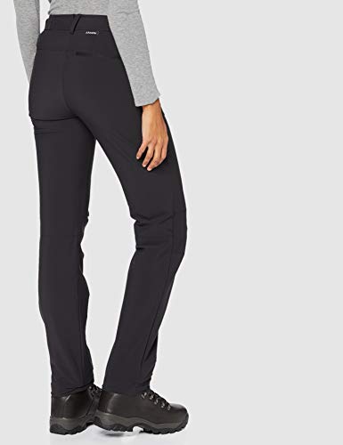 Schöffel Engadin - Pantalones de Senderismo para Mujer, Resistentes al Agua, con Corte Deportivo, Mujer, Color Negro (Black), tamaño 26