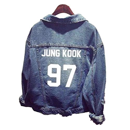 SERAPHY Unisex Sudadera Ropa Chaqueta de Mezclilla para Army Suga Jin Jimin Jung Kook J-Hope Rap-Monster V 97