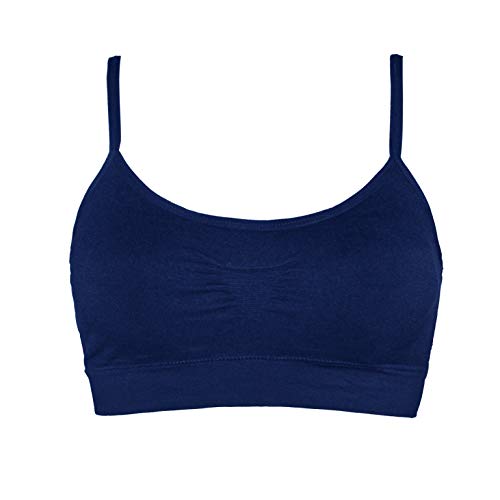 SHEKINI Sujetador Deportivo para Mujer Top con Relleno Extraíble sin Aros sin Cierre y Tirantes Regulables para Deporte de Impacto Bajo Pack de 3(XS/S,C)