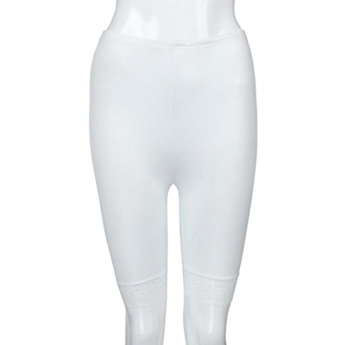 SHOBDW Moda Las Mujeres de Encaje Tallas Grandes Cintura Media Faldas escalonadas Falda Corta bajo Pantalones de Seguridad Ropa Interior (5XL, Vino Rojo)