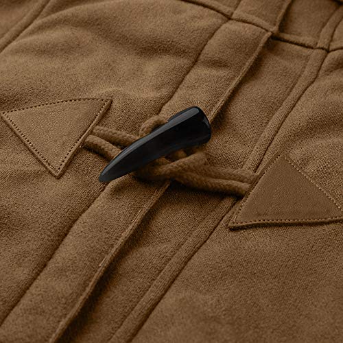 SHOBDW Mujer Venta Liquidación Sólidos Manga Larga Suéteres de Felpa Suave Jerséis Calientes Abrigo de Lana Artificial Chaqueta de Solapa Invierno Espesar Prendas de Vestir Exteriores (Blanco,M)