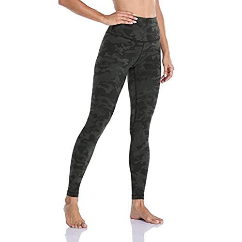 SHOBDW Pantalones Mujer Sólido Push Up Leggings Medias Cintura Alta Estiramiento Entrenamiento Fitness Deportes Gimnasio Pantalones Deportivos De Yoga con Bolsillo Oculto