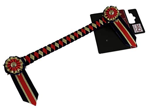 ShowQuest - Frontalera modelo Boston (Full) (Azul Marino/Rojo/Oro)