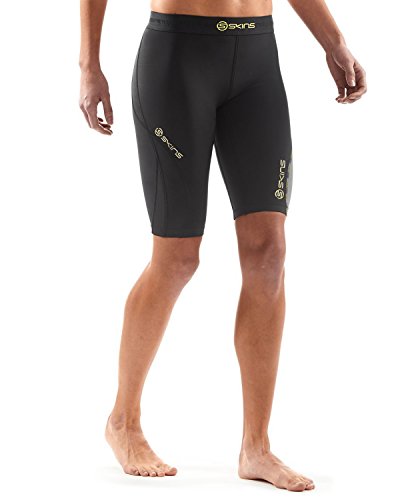 SKINS 1/2 Mallas, Mujer, Negro/Verde (Limoncello), XS