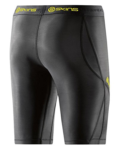 SKINS 1/2 Mallas, Mujer, Negro/Verde (Limoncello), XS