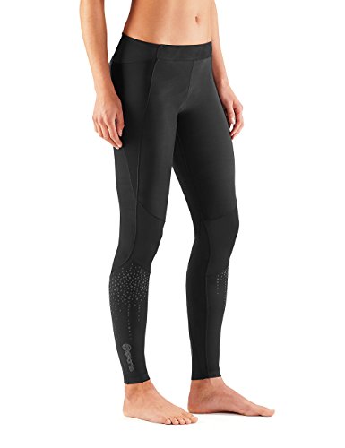 Skins Medias largas para Mujer Skyscraper - Cintura Alta, Mujer, Mallas largas, ZB99330379001FXL, Negro, XL